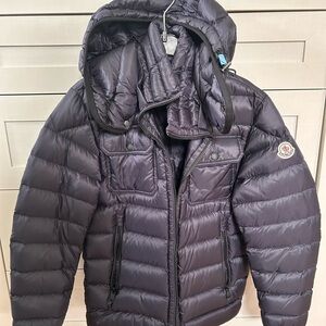 Moncler dark blue Quilted Jacket Boys 8-10